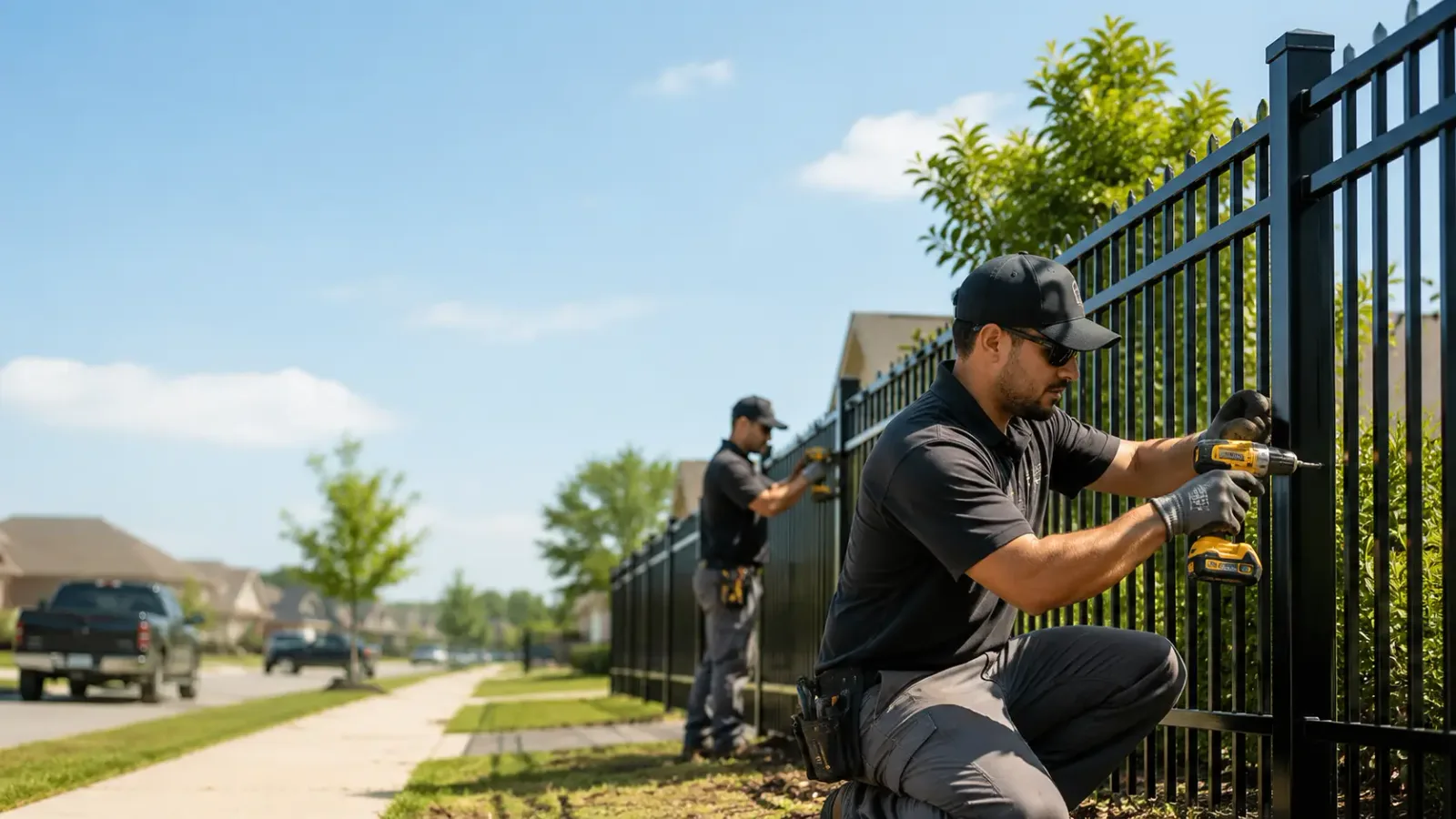 Metal Fence Installation in Burleson, TX